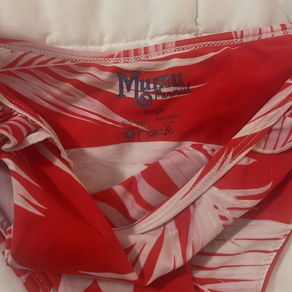 Red and white show me your mumu bikini - Picture 3 of 5